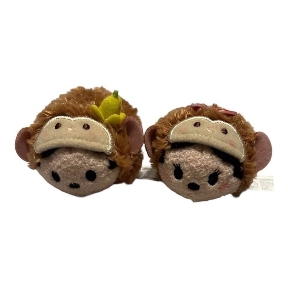 Mickey & Minnie – Tsum Tsum Mini – Monkey Costume Japan – Set of 2